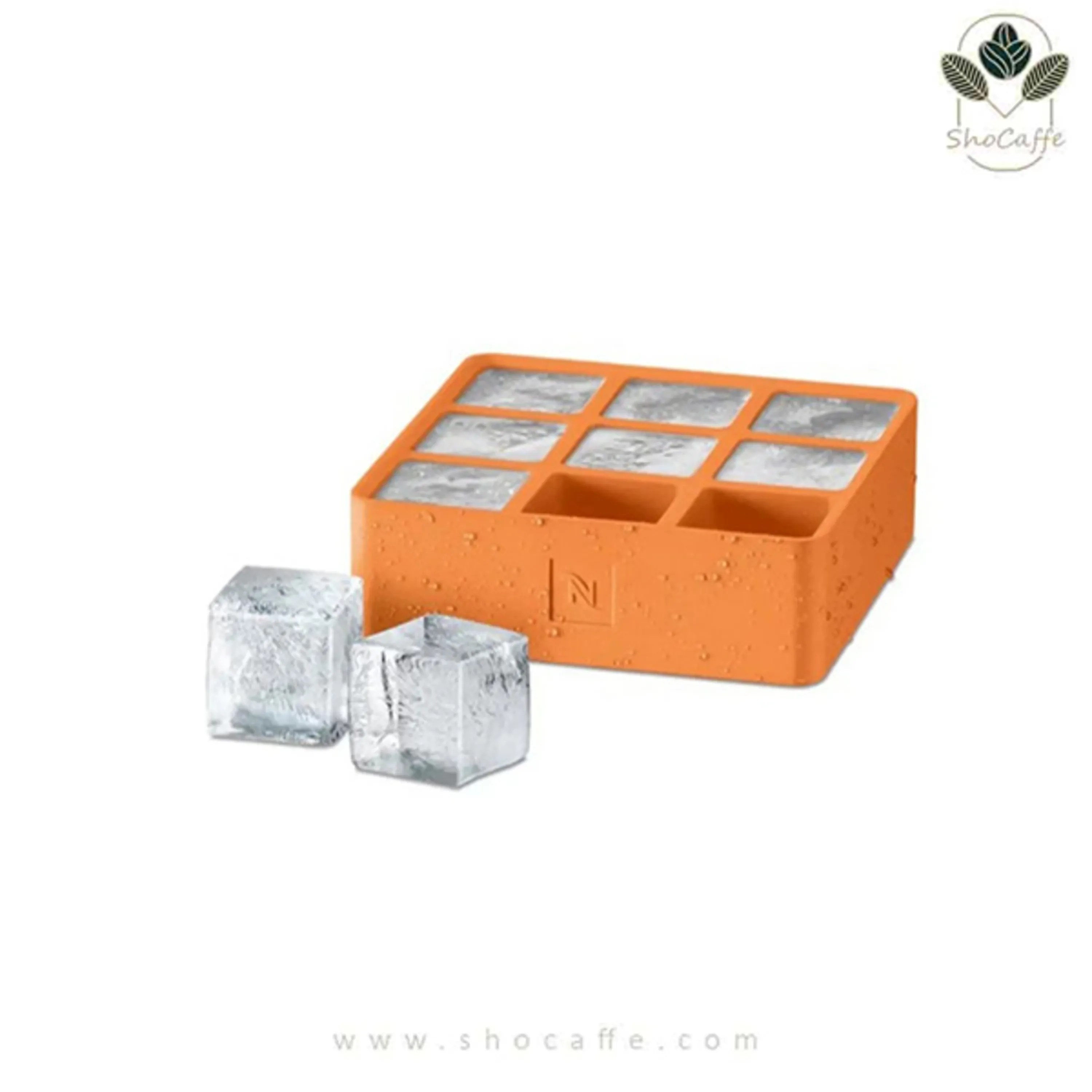 قالب یخ نسپرسو مدل Barista Ice Tray رنگ نارنجی